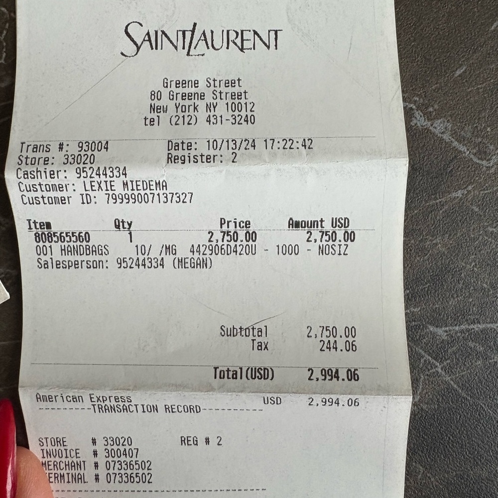 YSL SUNSET PURSE - black on black - Picture 4 of 11